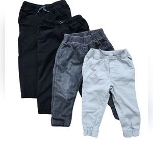 4-Pack Toddler Boys Pants Mix of Casual Styles - Size 2T